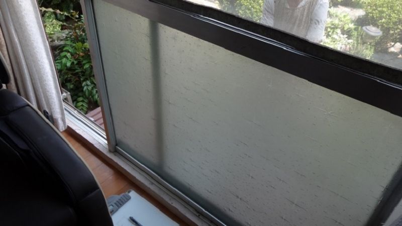 窓サッシの雨漏り