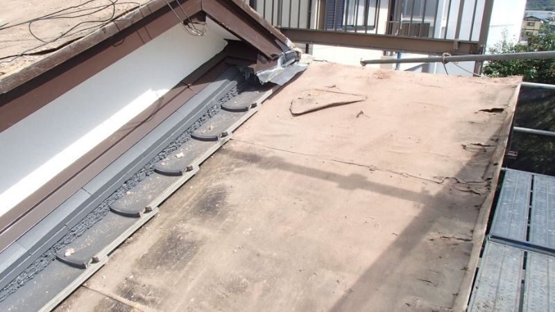 瓦屋根の防水シート