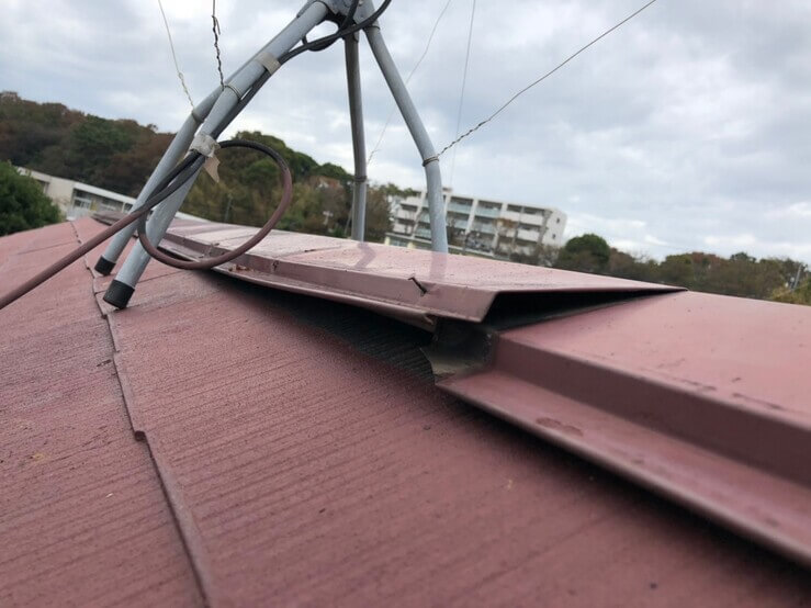 板金の雨漏り