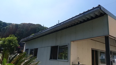 雨樋の雨漏り 足利市